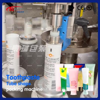 China Moisturizing Water Emulsion Tube Filling Toothpaste Packaging Machine 20-300mL for sale