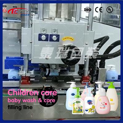 China Bath Milk 8 Head Liquid Filling Machine Bottle Filling 220V/50Hz for sale