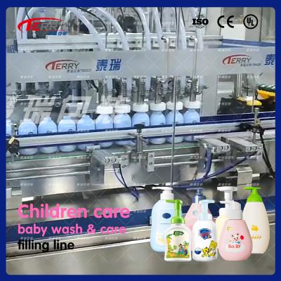 China CE ISO9001 Electric Dishwashing Liquid Filling Machine 60 Bottles / Min for sale