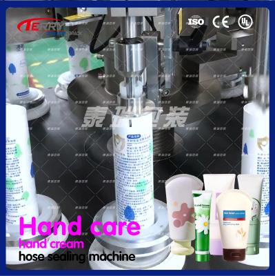 China Composite Tube Cosmetic Cream Filling Machine 4.5kW Met Full Cam Mechanical Structure Te koop