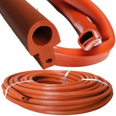 China Solar Photovoltaic Panels Extruded Silicone Rubber Seal Strips For Door Oven Sealing Strips Industrial Custom High Temperature Resistance Silicone for sale