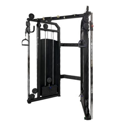 China Commercial Weight Stack Fitness Equipment Gym Use Functional Trainer With Jammer Arms for sale