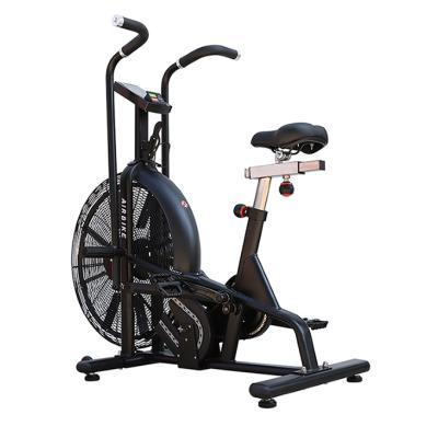 China Indoor Use Commercial Air Bike Gym Equipment No Fitness Bike Air Bike Wind Chain Resistance for sale