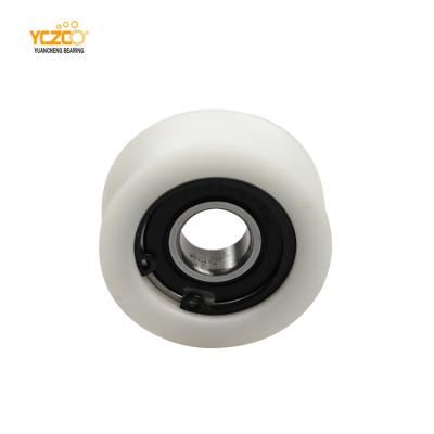 China YCZCO Traditional Stainless Steel Pulley Shower U Groove Roller Cabinet Roller Door 50mm Sliding for sale