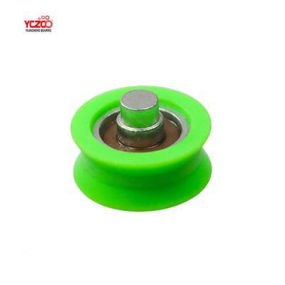 China Modern Accessories Door Nylon Groove Roller Nylon Material U Pulley for sale