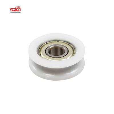 China Modern Wholesale Aluminum Sliding Single Window U Groove Wheels And Roller for sale