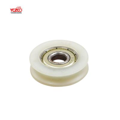 China Modern Cheap 8*31.8 mm Sliding Roller U Groove Wheels Sliding Door Roller for sale