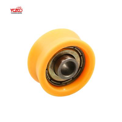 China YCZCO Traditional Custom Automatic Sliding Door And Plastic Window Nylon V Slot Pulley for sale