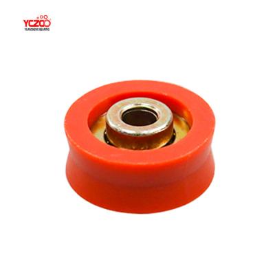 China Traditional V Groove Roller Bearing Sliding Modern Roller Door Window Design Plastic Nylon Bearing Style for sale