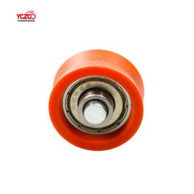 China Modern Sliding U Groove Nylon Roller With 626zz Bearing for sale