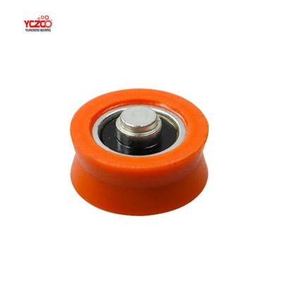 China EUROPEAN v groove nylon coated bearings with aluminum frame for sale