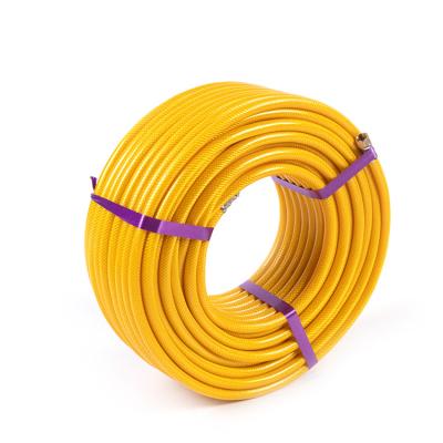 China Wholesale High Quality 3 Layer PVC Hose Farm Water Pipe Braided Plastic Spray Hose for sale