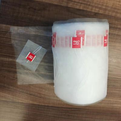 China Food Package Food Grade Filter Mesh Transparent Nylon Tea Bag Roll For Pyramid Tea Bags Packaging for sale