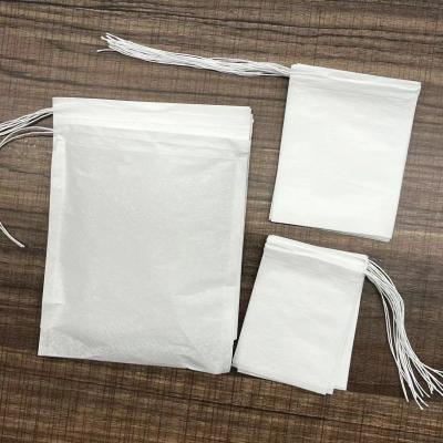 China China's First Export Food Package Disposable Food Grade Empty Tea Bags Heat Seal Filter Paper With Wire for sale