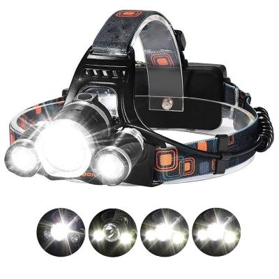 China Best Price Outdoor Emergency High Power Rechargeable Headlight Lights For Hunting Camping Running Fishing for sale