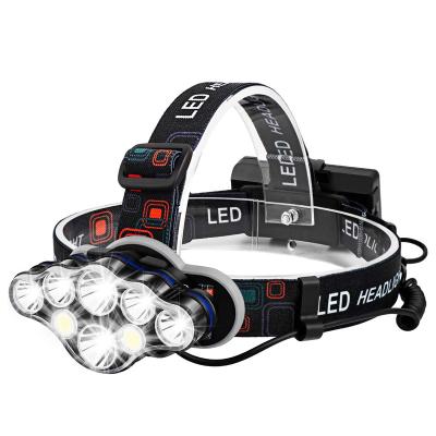 China Super Bright Emergency LED Headlamp Aluminum Alloy Floodlight Led Usb Rechargeable Waterproof Camping Head Headlight Torch for sale