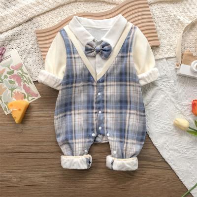 China Substantial Long Sleeve Romper Autumn Winter Eco-Friendly Washable Breathable Baby Clothes for sale