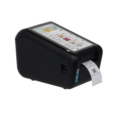 China USB Wireless Serial Mini Thermal Label Printer Barcode Label Printer 7 Inch Touch Screen Android 8.1 Labels Stickers for sale