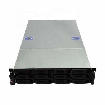 China With Fan Customized 12 Bay Server Chassis Network Attached 2u Storage Hot Swap Server Case for sale