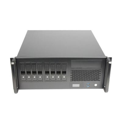 China With Fan Industrial PC 8 Hot Swap Bay Server Case With 4U CD-ROM Server Chassis Rackmount Cabinet For Main Unit for sale