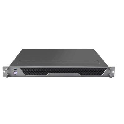 China With 1U Thin Aluminum Panel Server Fan Case 1U Depth ATX Industrial Server Chassis For Data Storage for sale