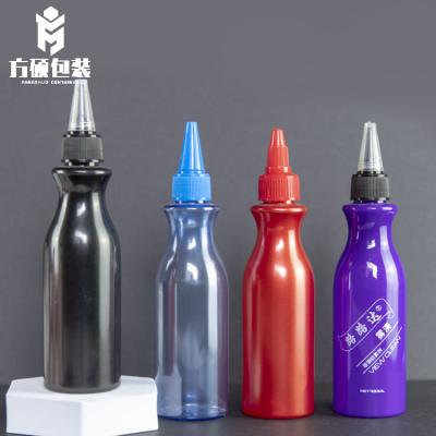 China Custom Polish Car Care Chemical Bottle 120ML PET Plastic Bottle Liquid Empty Bottle for sale