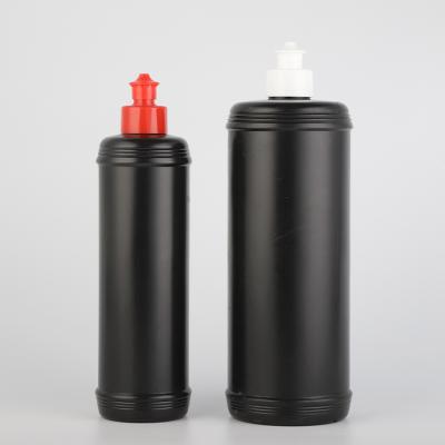 China Car Care Chemical Manzana Wax Plastic 500ml/1000ml HDPE Grinding And Polishing Bottle for sale