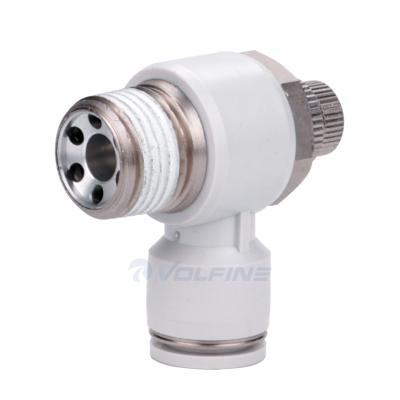 China Other Original Speed ​​Control Valve Throttle Valve AirTAC Brand Pneumatic Connector PSL8-04 PSL10-01 PSL10-02 for sale