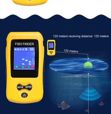 China Portable Colorful Screen Sensor Sonar Wireless Fish Finder TL86 UHI-TL86 for sale