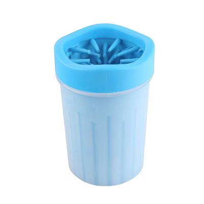 China Viable Portable Silicone Dog Feet Washing Cleaner Cup Dog Foot Clean for sale