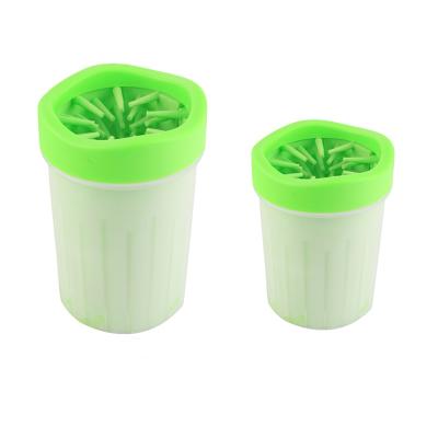 China Eco-friendly Silicone Brush Pet Foot Wash Cup Bath Pet Silicone Brush for sale