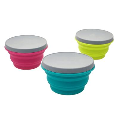 China Best Price Top Quality Minimalist Popular Product Portable Collapsible Collapsible Silicone Bowl for sale