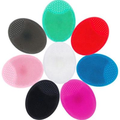 China Skin Tightening Food Grade Soft Soft Scrub Silicone Detergent Facial Face Cleansing Brush for sale