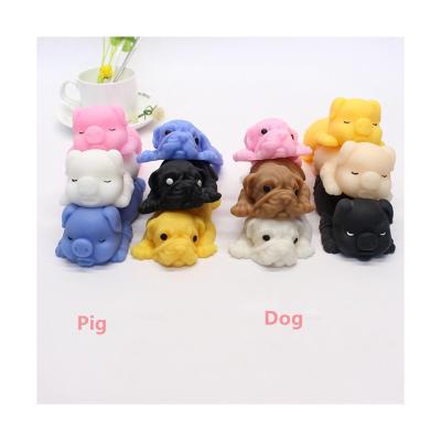 China Children's toys wholesale high quality bpa free silicone dog antistress fidgety person for sale