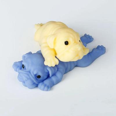 China Factory direct wholesale popular product soft silicone dog soft fidgety person children's toys mini for sale