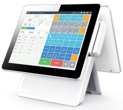 China Wifi Function 15 Inch POS Machine Optional TFT LED Tablet All In One POS System 32/64/128G SSD Or 500G HDD for sale