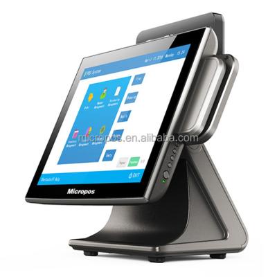 China Micropos B15-II 15 inch daul screen restaurant POS computer/retail store POS POS equipment 15