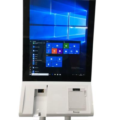 China 32 Inch Self Service Kiosk Machine Cash Payment Terminal / Card Reader Indoor NFC OEM Option for sale