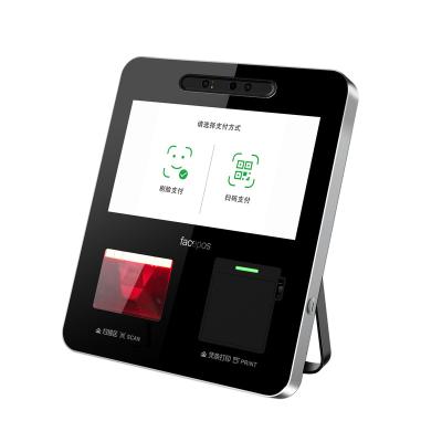 China Mini 15.6 Inch Height Touch Screen Indoor Retail Self Checkout Kiosk Machine With Printer And Barcode Scanner for sale