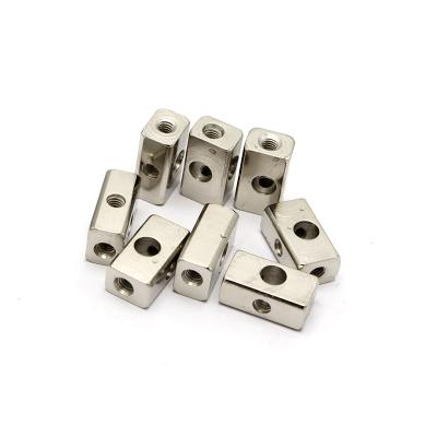 China Laser Engraving Machine CNC Iron Parts Machining Steel Clip With Screw Hole CNC Iron CNC Machining Service for sale