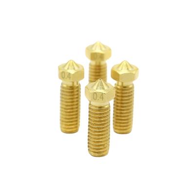 China 3d Printer CNC Machine 3D Printer Components Nozzle E3D-V5 V6 Thread 1.75/3.0 Consumables 0.3 Mm Caliber for sale