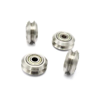 China Pulley With Bearing 3D Printer Wheel Stainless Steel V Pulley Wheels 3D Printer V Pulley Wheels With Bearings Bearing Pulley for sale