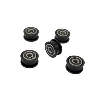 China Smooth Rotation Smooth Surface And Hot Sale 3D Printer Wheels Nylon Pulley Wheels With Plastic Bearings H Wheel Pulley Bearing for sale