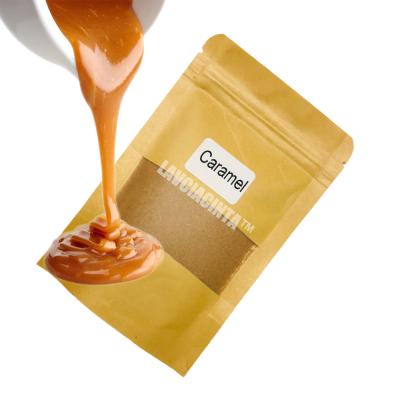 China Salon LAVCIACINTA Caramel Flavor Crystal Mud Jelly For Pedicure Service Salon Exfoliate Scrub Relax Foot SPA for sale