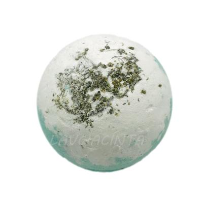 China Chamomile Peppermint CBD Relaxing Bath Bombs PC 100mg With Petals 50mg 200mg Hemp Extract Relieving Pain Stress for sale