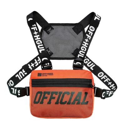 中国 Custom Fashion Polyester Multi-Function Outdoor Camping Rise Tactical Chest Rig Bag With Adjustable Strap 販売のため