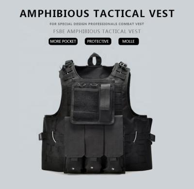 Cina Army Combat Body Armor Chalecos Police Military Tactical Vest Bullet Proof Military Vest With Plates Light Weight in vendita