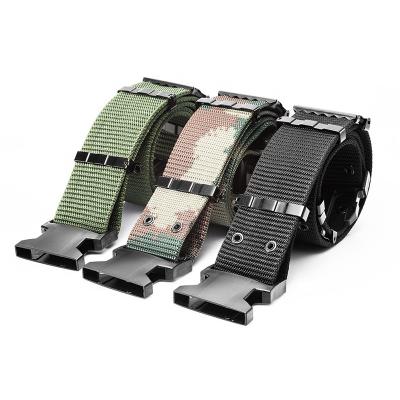 China Nylon or Adjustable Duty Belt PP Police Belt Combat Military Tactical Belt for Outdoor Activity Hiking Camping for sale