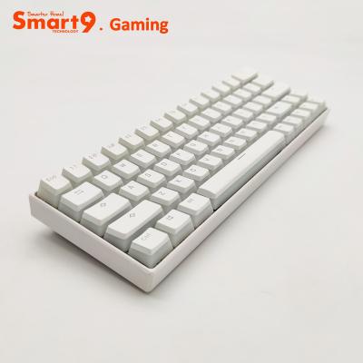 China New Game Smart9 Keyboard 63Key Wireless Keyboard Plug and Play Layout 60% Mechanical Keyboard for sale