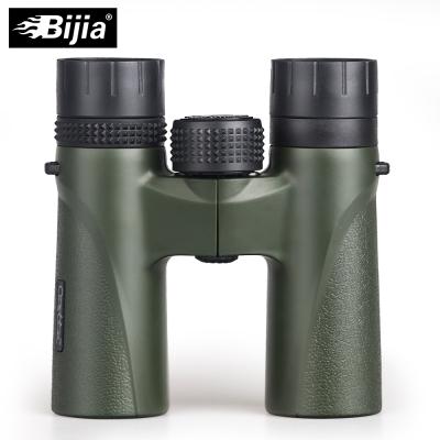 China Rubber+Metal BIJIA Binocular Super Clear 12X27 Waterproof Hunting Binoculars Non-infrared Compact Telescope Camping Hunting for sale